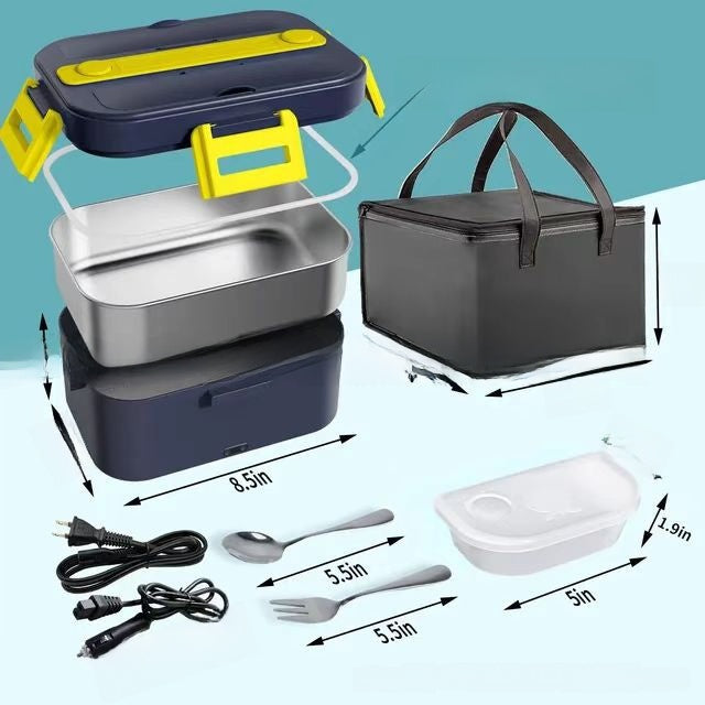 Dual-Purpose Electric Lunch Box with Stainless Steel Inner Tank