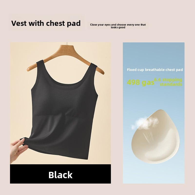 Lingerie with chest pads and a beautiful back