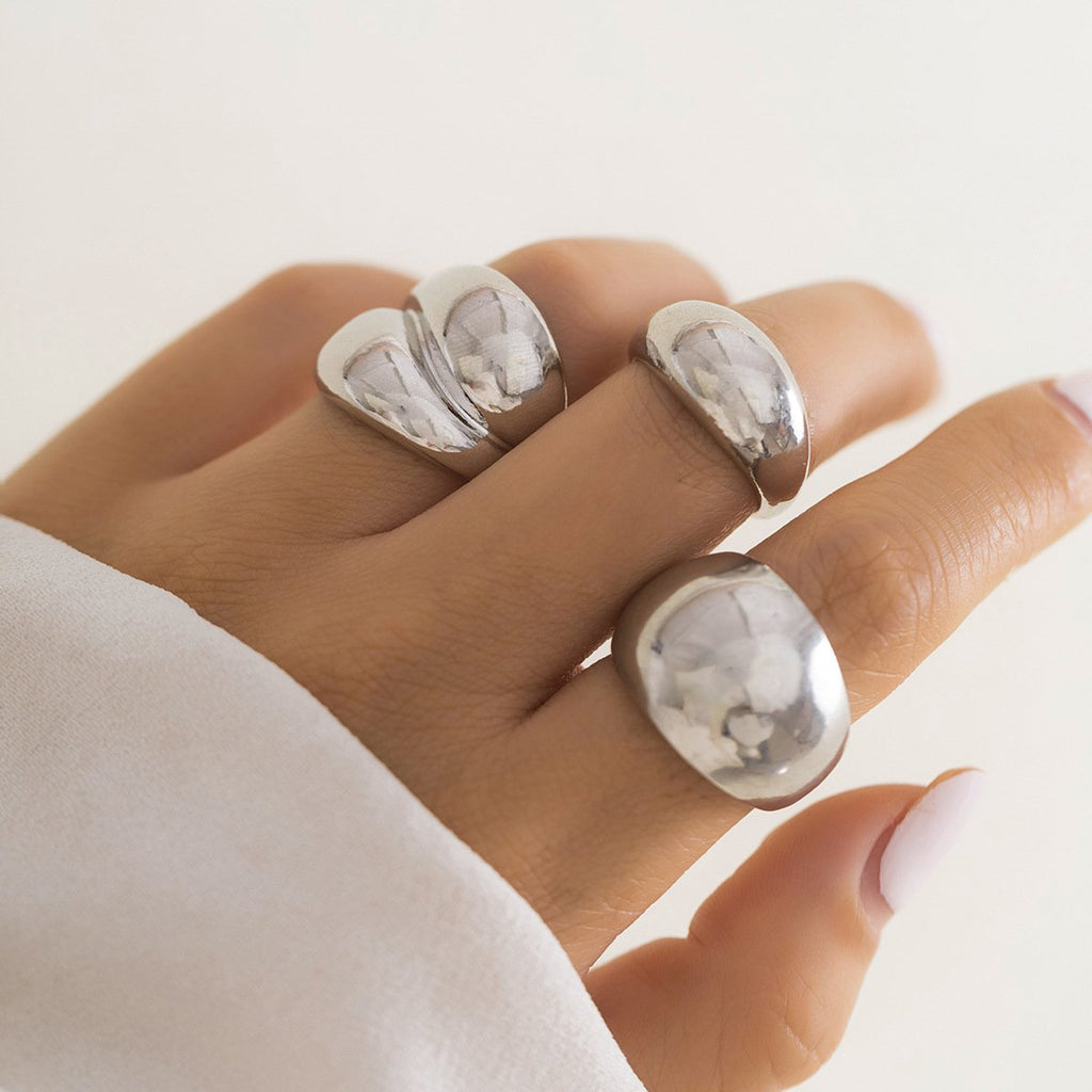 Joint ring with exaggerated opening set ring