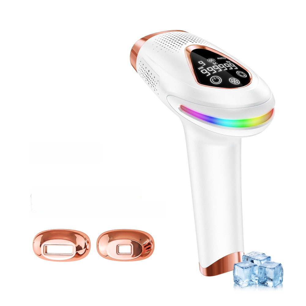 Home laser freezing point hair removal device