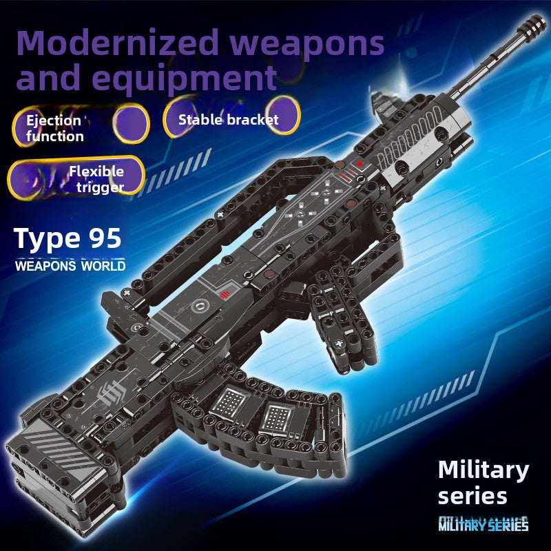 Compatible Lego Military Building Blocks Toy Sniper Rifle Model