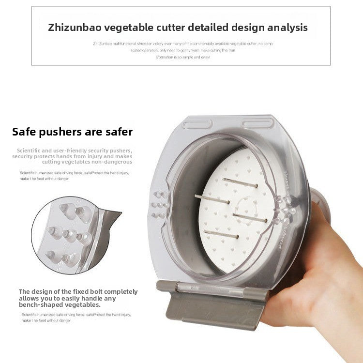 High-end stainless steel multi-functional vegetable cutter
