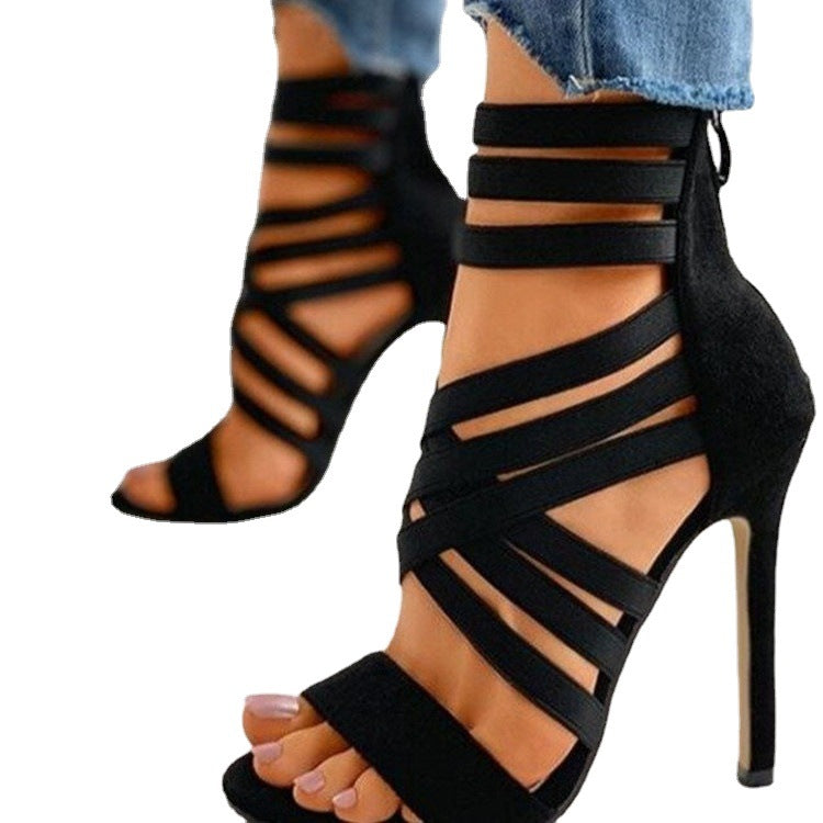 high heel sandals