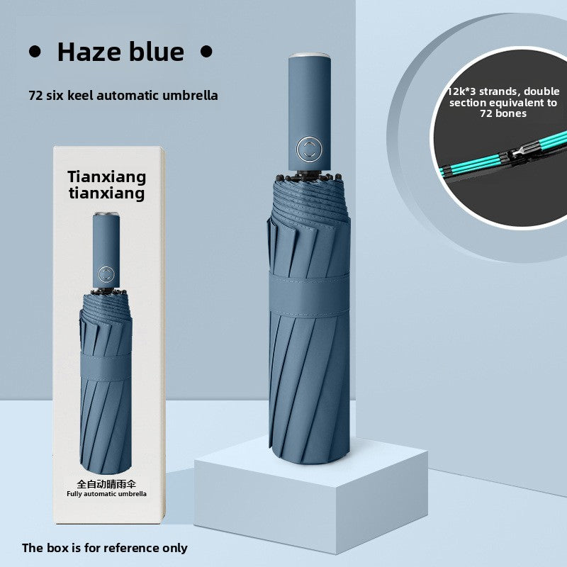 72-Bone Automatic Folding Umbrella