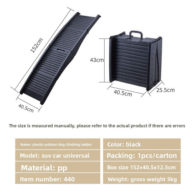 Folding pet staircase