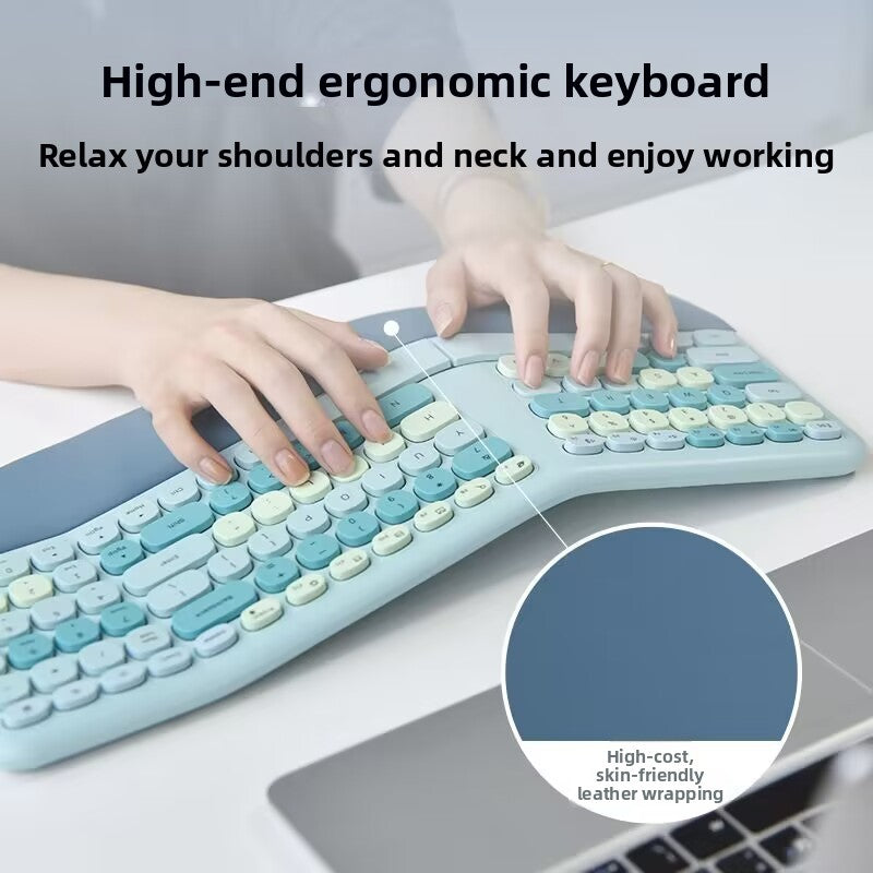 mofii Ergonomic Wireless Keyboard and Mouse Set