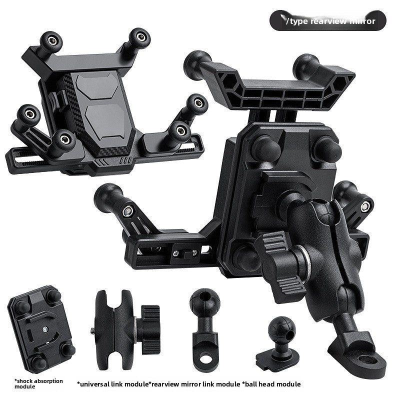 Electric vehicle shock-proof mobile phone holder