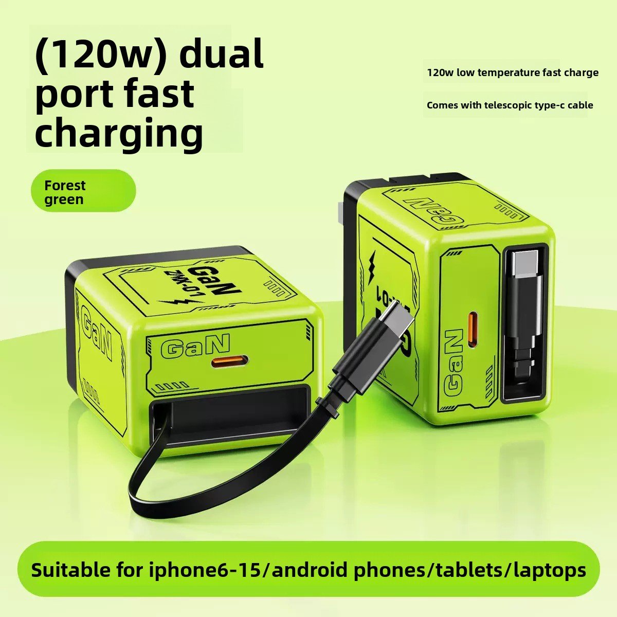 120W gallium nitride charger
