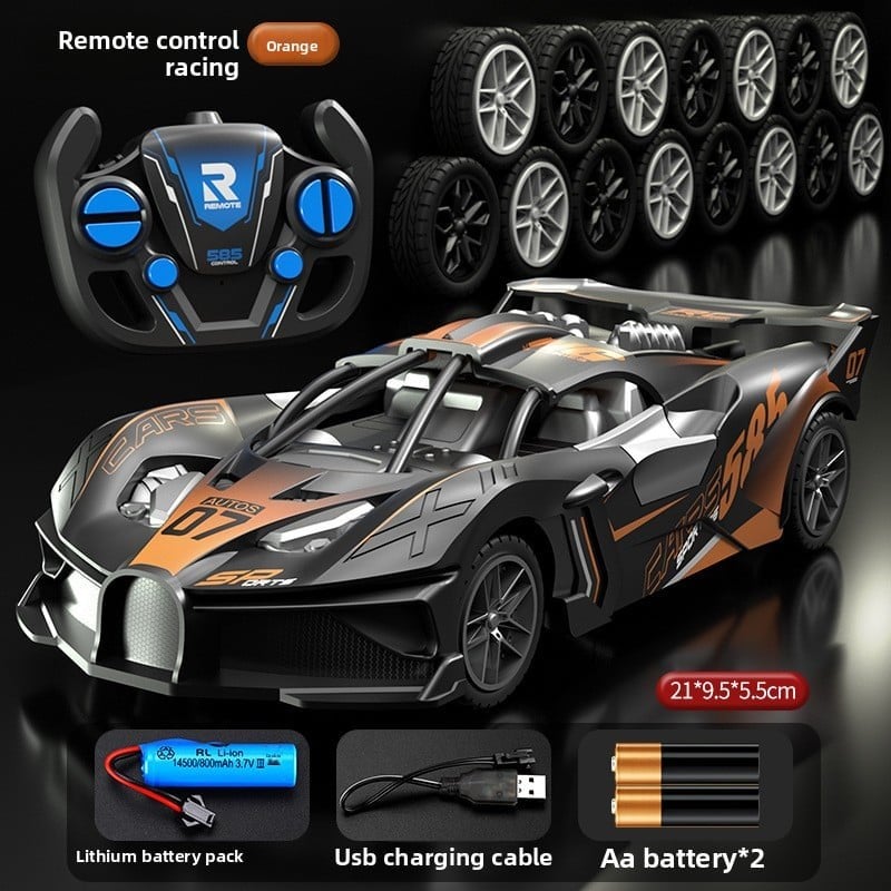 kids Remote Control Car Toy Charging Wireless Racing Sports Car Resistant to Falling and Driftable High-Speed Car Gift for Boys and Girls
