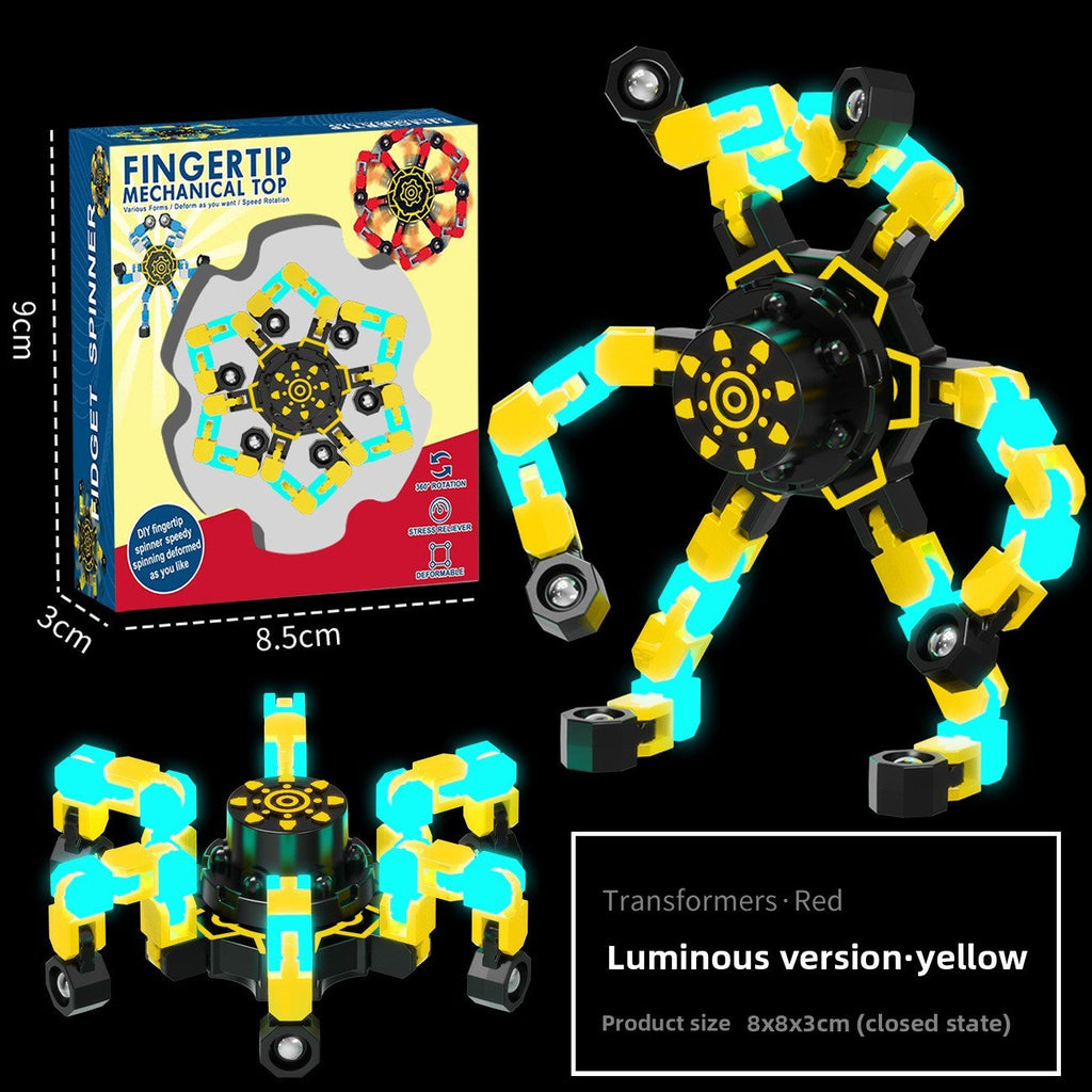 Flexible and Luminescent Gyroscope