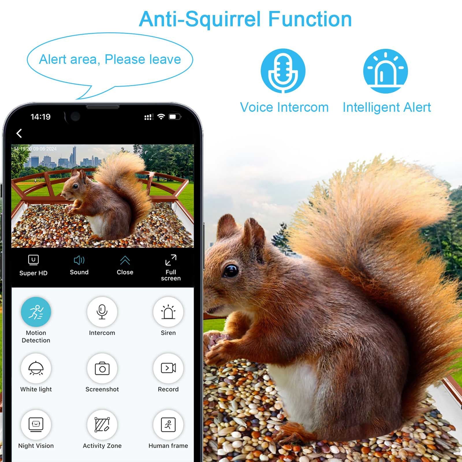 Smart Solar Bird Feeder with Camera