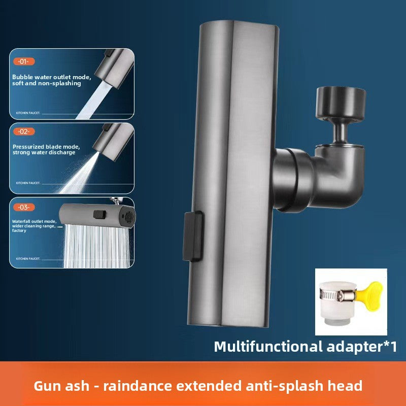 Kitchen faucet splash-proof device