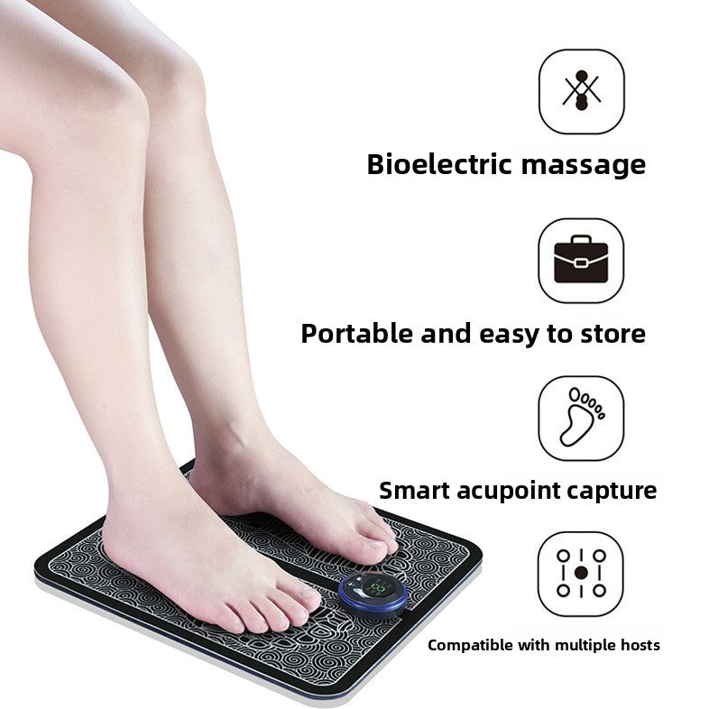EMS Foot Massager with Heat and Pulse Therapy