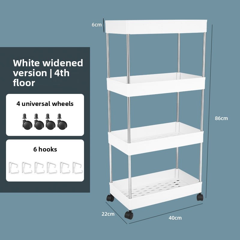 gap storage rack kitchen