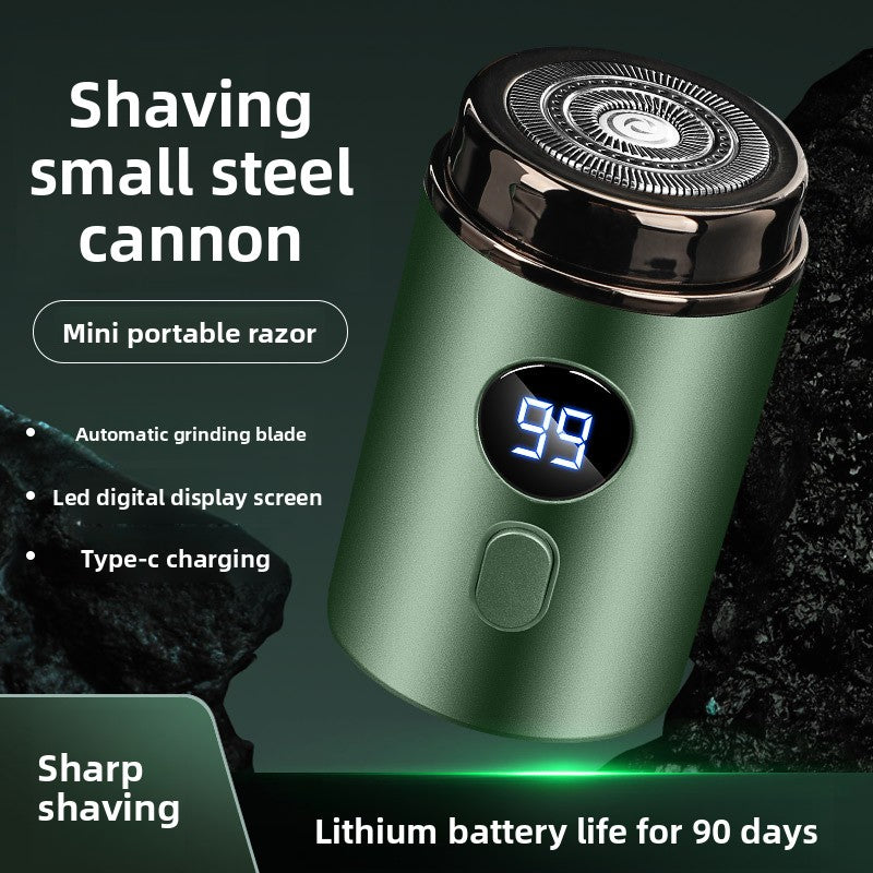 Small steel cannon electric razor for men