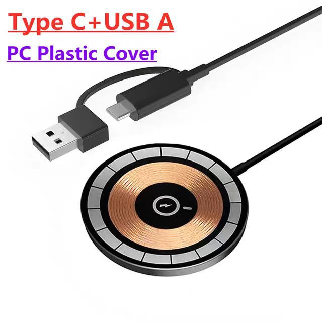 Magnetic three-in-one wireless charger