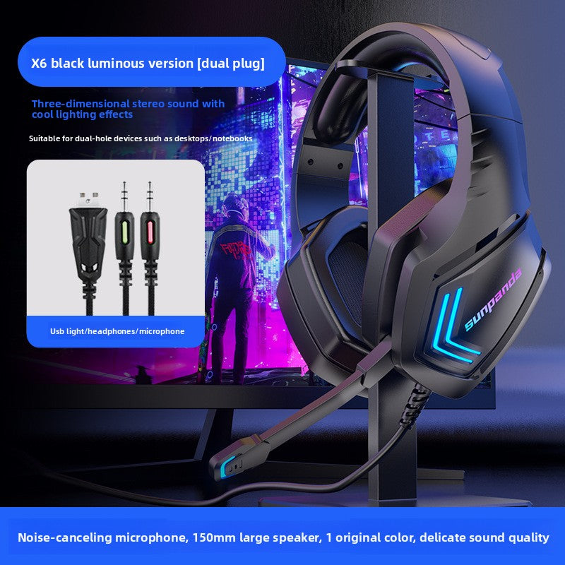 P3 Wireless Bluetooth Gaming Headset with LED Light