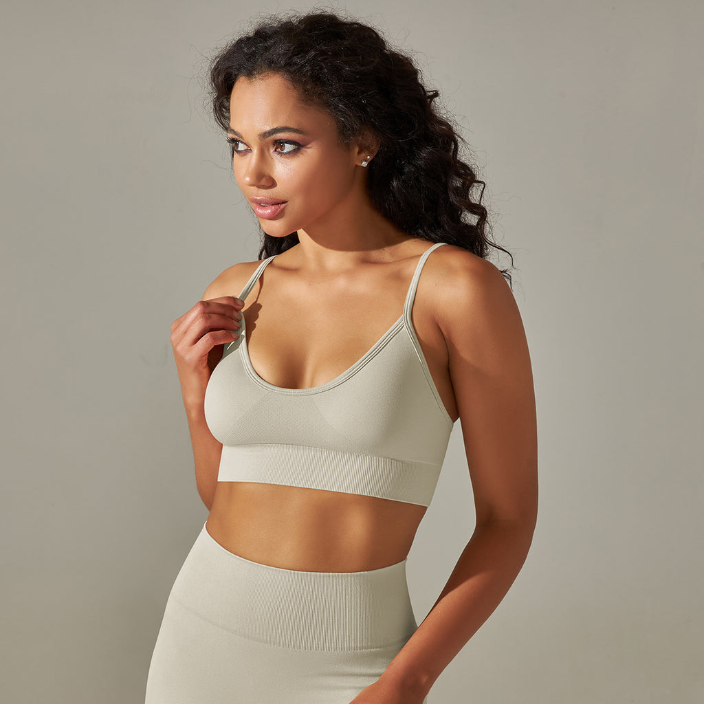Seamless Quick-Drying Yoga Sports Bra for Women