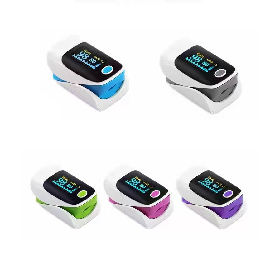 Finger Clip Pulse Oximeter for Oxygen Saturation and Heart Rate Monitoring