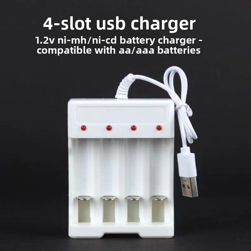 Battery Charger 4-Slot