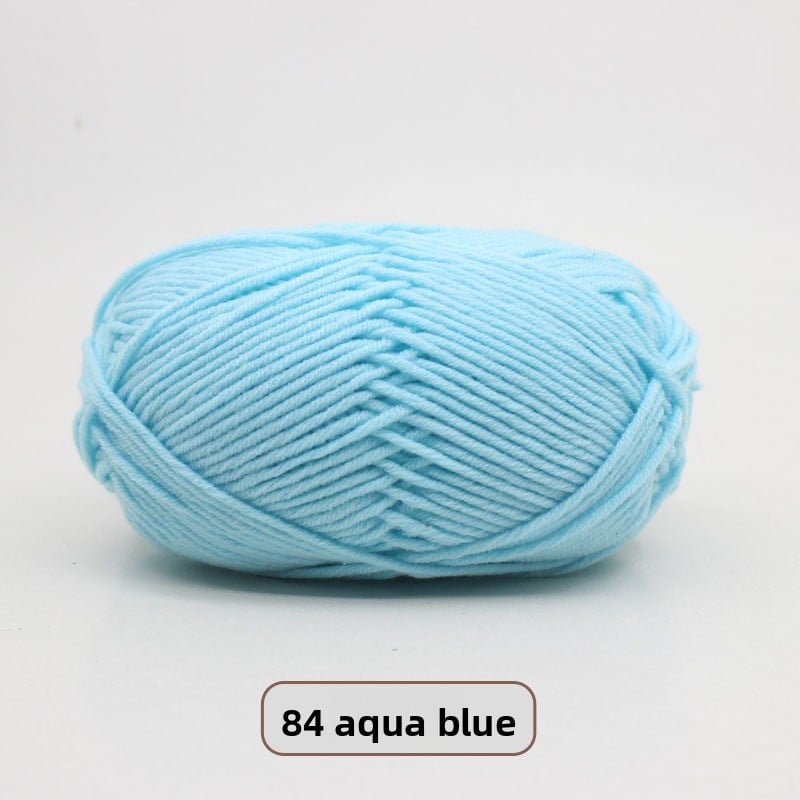 Five-Strand Milk Cotton Yarn for Knitting and DIY Crafts