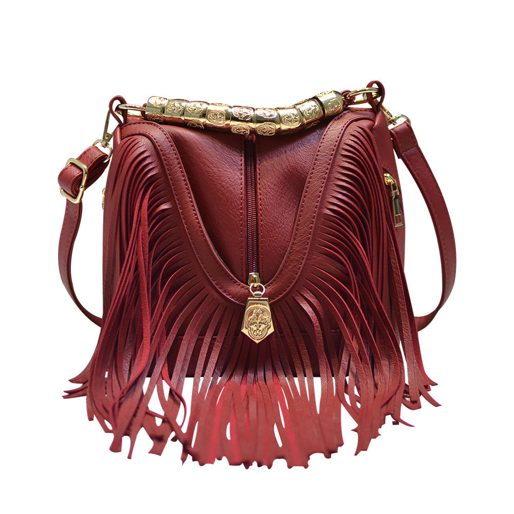 Tassel crossbody bag