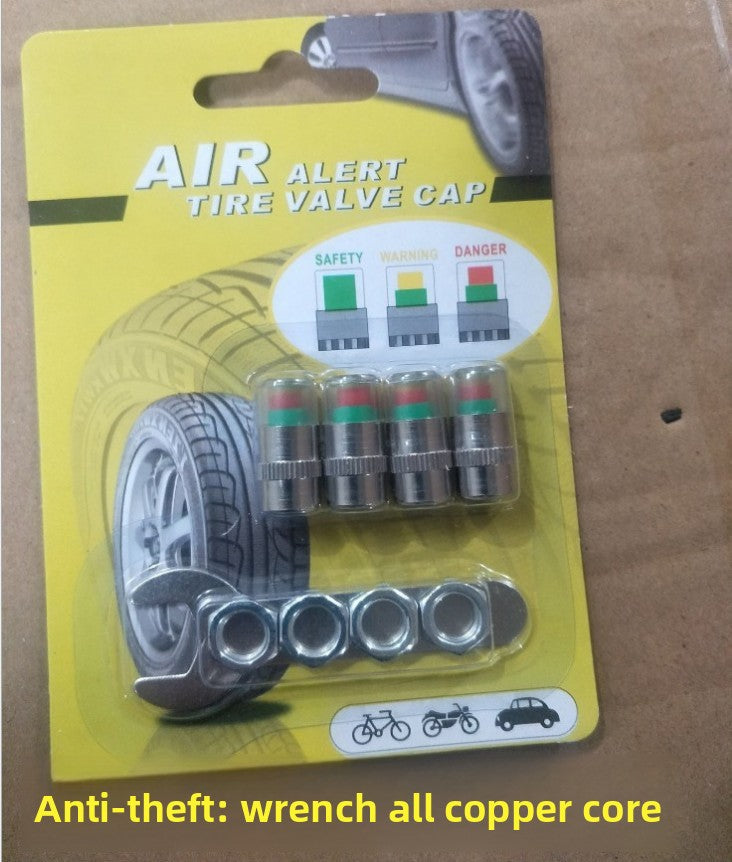 Car tire pressure detection cap