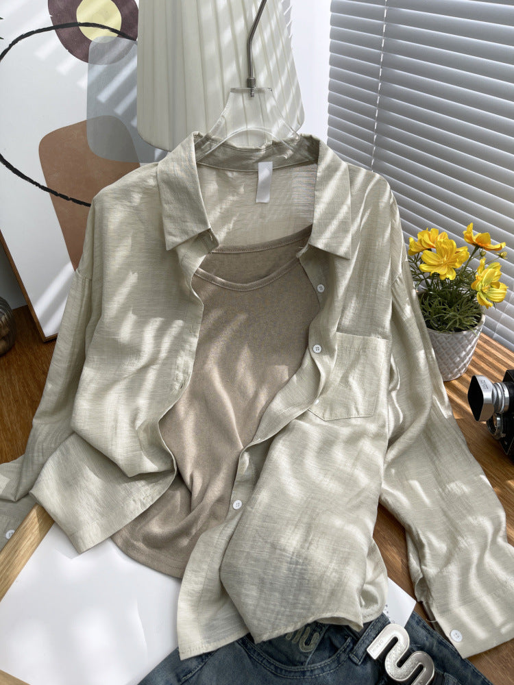 Ice silk sun-protective shirt