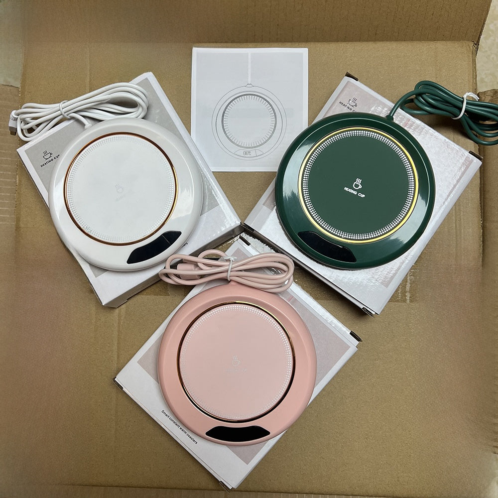 Intelligent constant temperature heating coaster