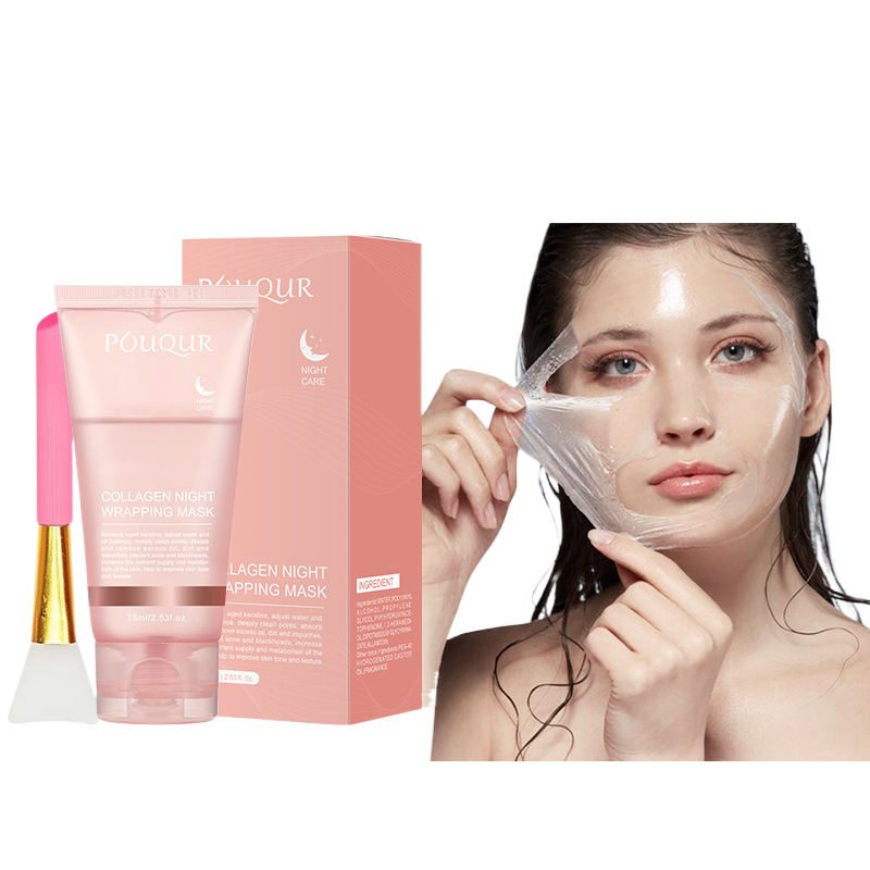 Collagen application peel-off mask