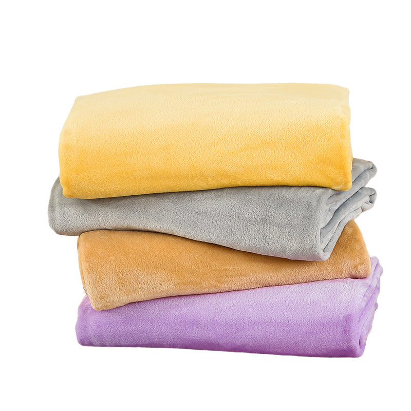 Coral Fleece Blanket Bed Sheet