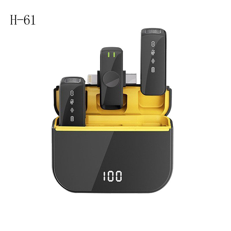 Wireless lapel microphone