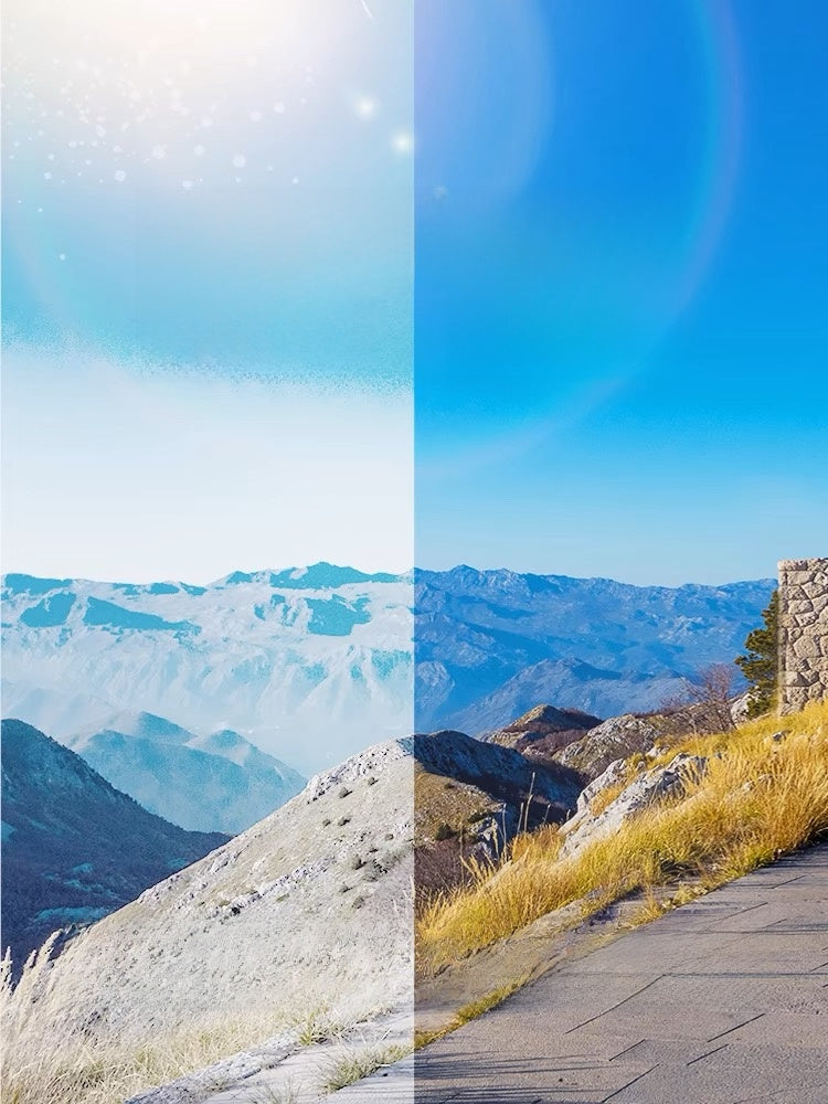 Ultra-light pure titanium plastic steel large-frame sunglasses