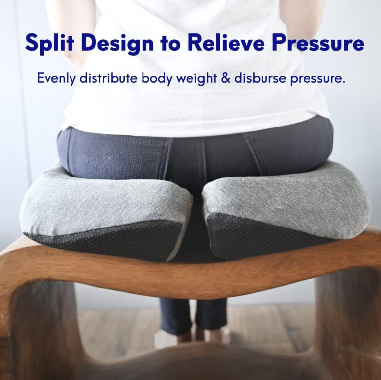 Office Memory Foam Waist Cushion, Buttocks Hemorrhoids Cushion, Chair Seat Cushion, Long-Term Sitting Butt Cushion