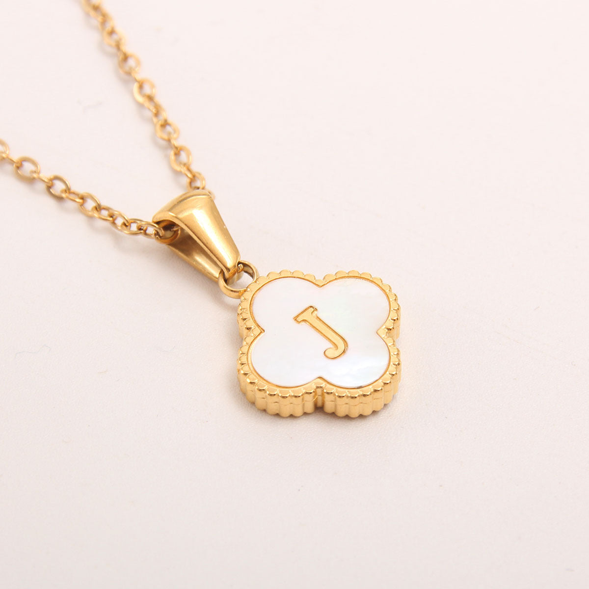 Gold-Plated Letter Necklace