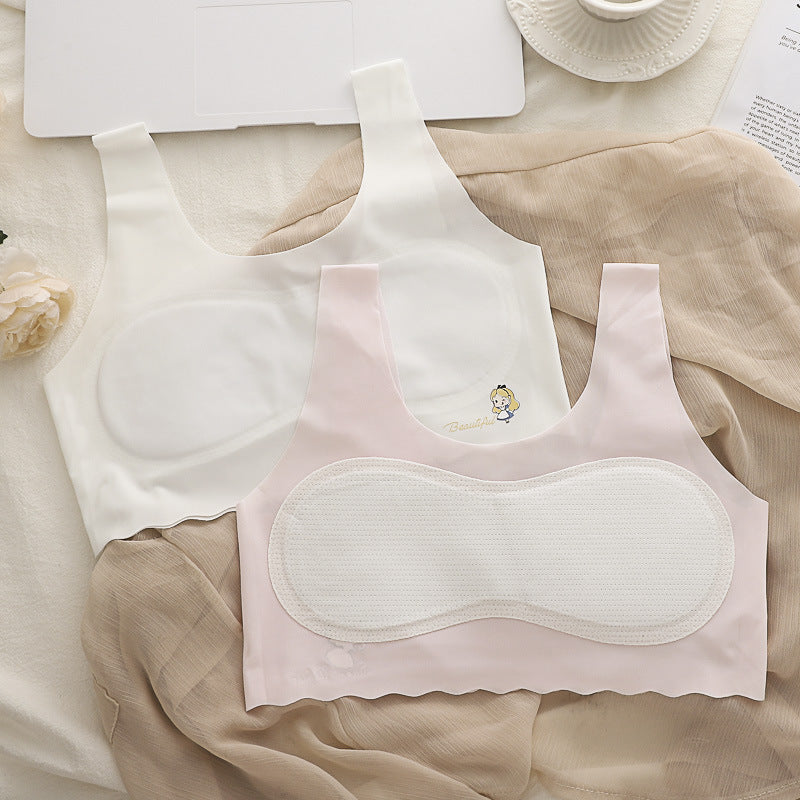 ice silk seamless girl vest