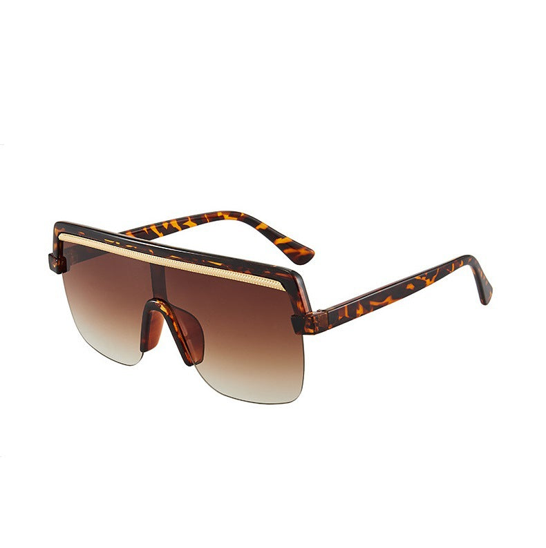 Large Frame One-Piece Sunglasses