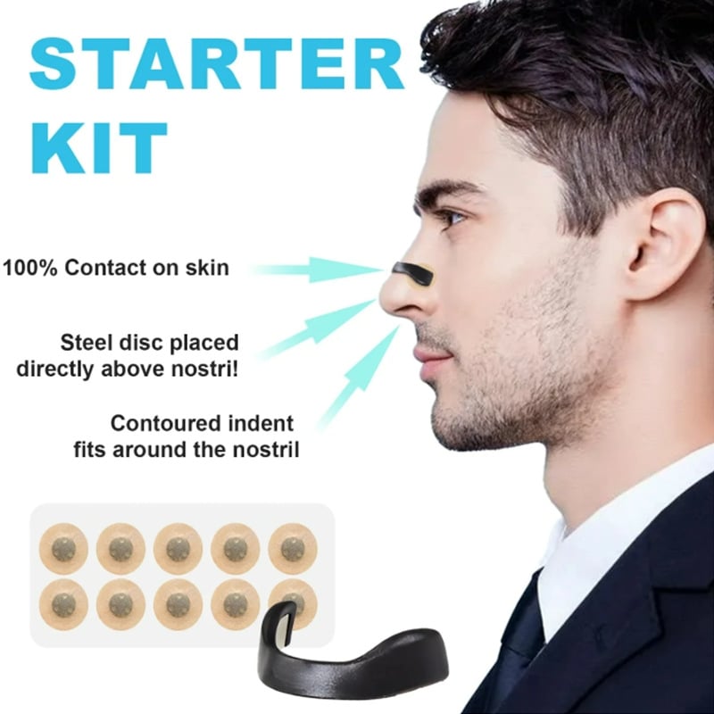 Magnetic suction ventilation nose patch nose clip nose belt intake breathing dilator
