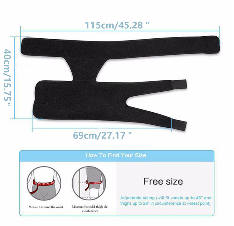 Fitness Leg Guard Anti-Strain Sports Thigh Knee Pads