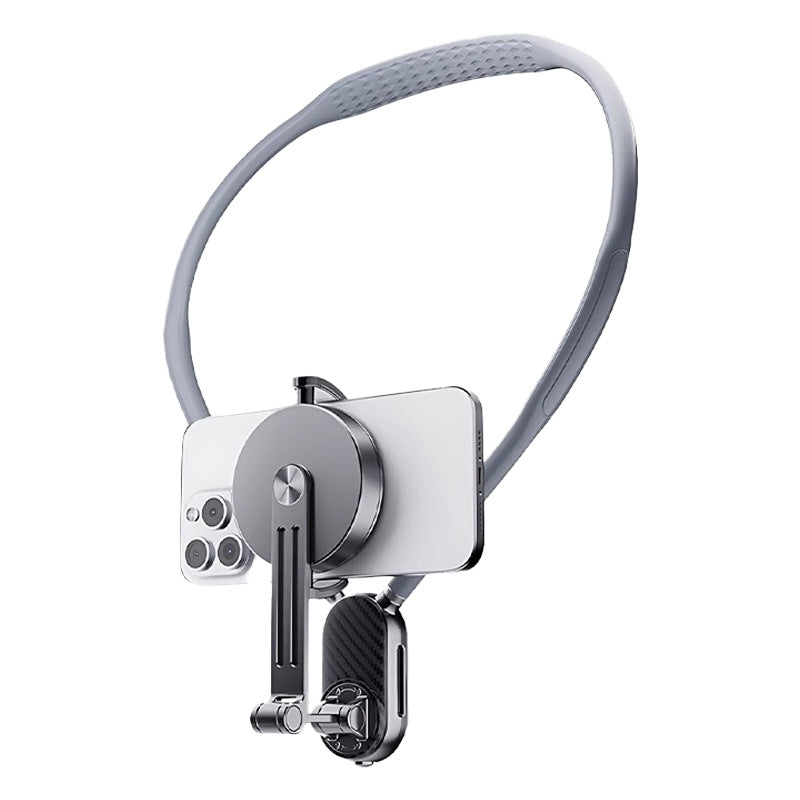 Adjustable Neck Phone Mount for Hands-Free Recording
