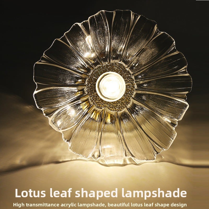 Lotus leaf led aisle light