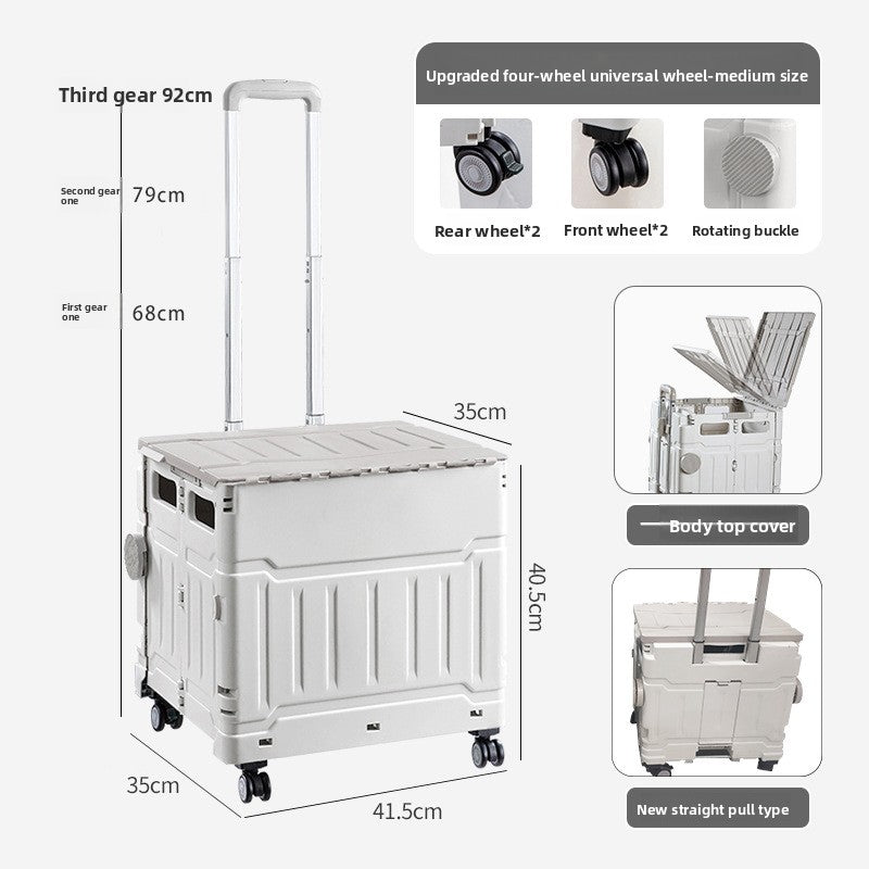 Foldable Portable Shopping Cart