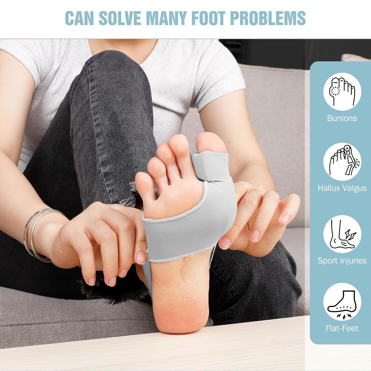 Toe Corrector for Thumb Valgus and Big Toe Painless Correction