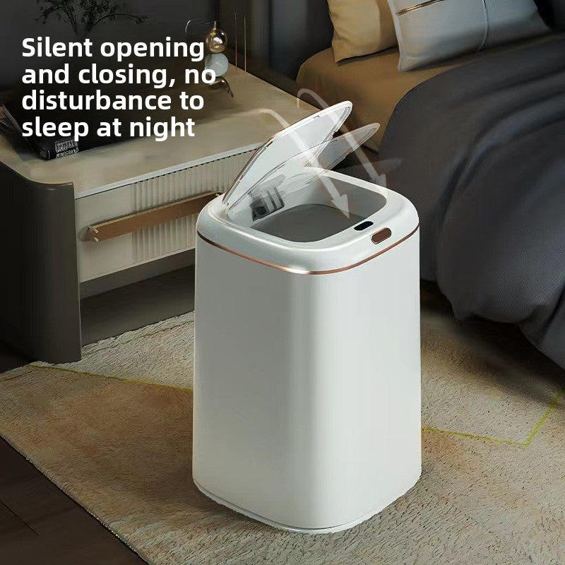 Automatic Smart Induction Trash Can with Large Capacity