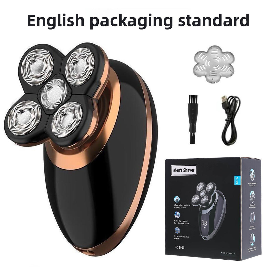 Electric shaver for men, rechargeable multi-functional razor