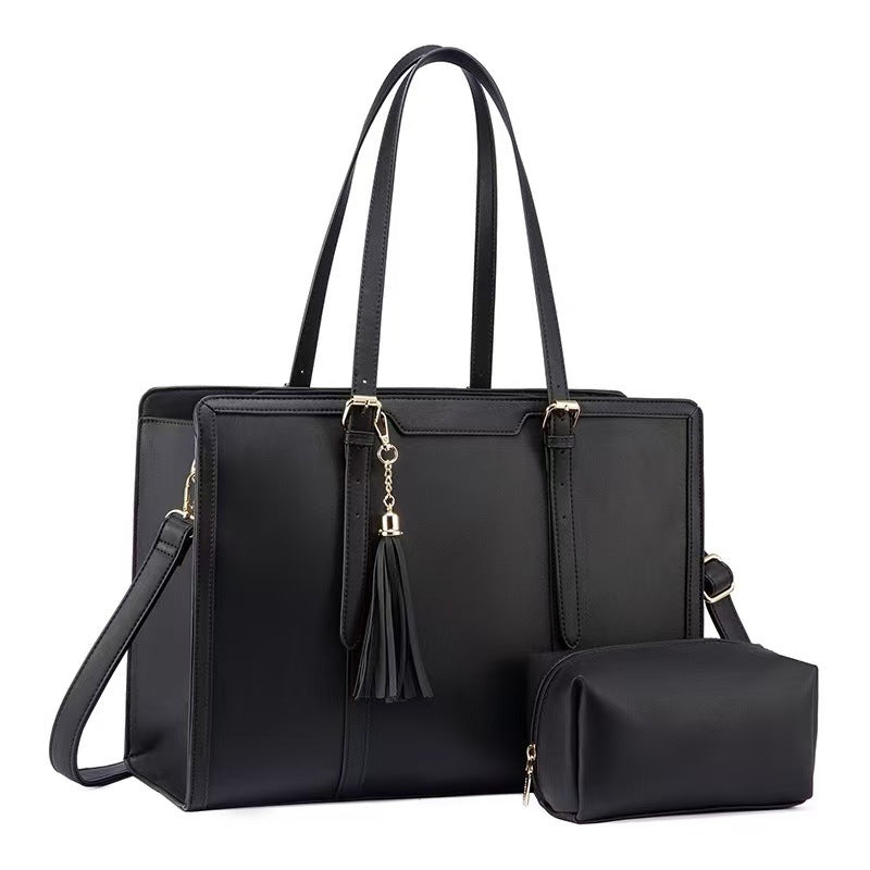 Fashion PU Leather Laptop Shoulder Bag