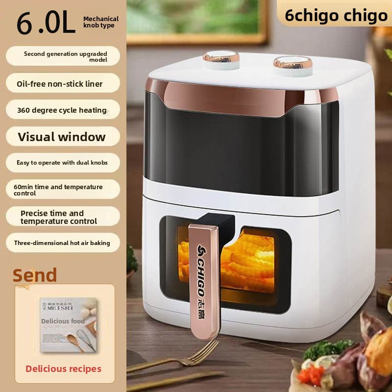 Chigo Double Knob Air Fryer Multi-function