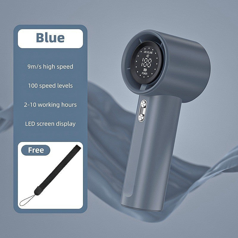 100-Speed USB Rechargeable Handheld Fan
