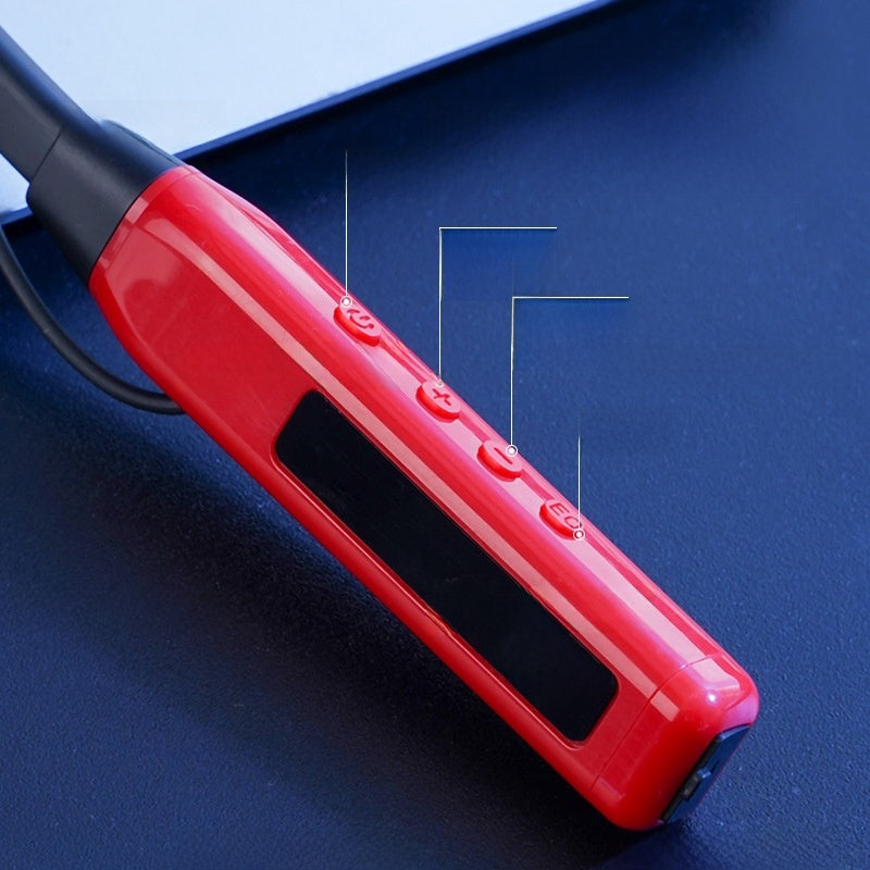 Digital Display Noise Reduction Bluetooth Neckband Headset