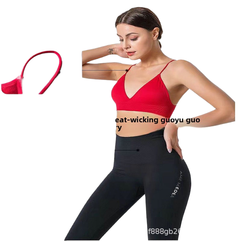 Women's Deep V Triangle Cup Wirefree Bra.